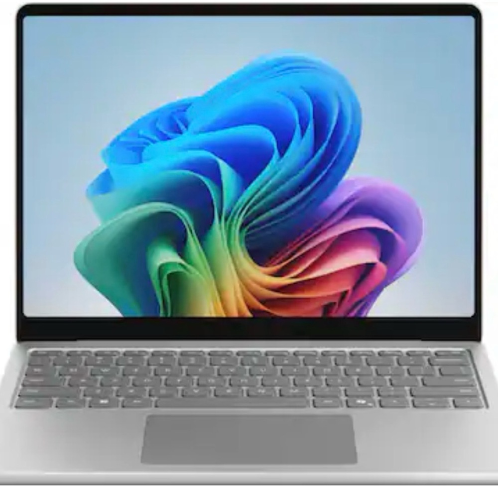 Microsoft Silver Laptop with Gray Keyboard